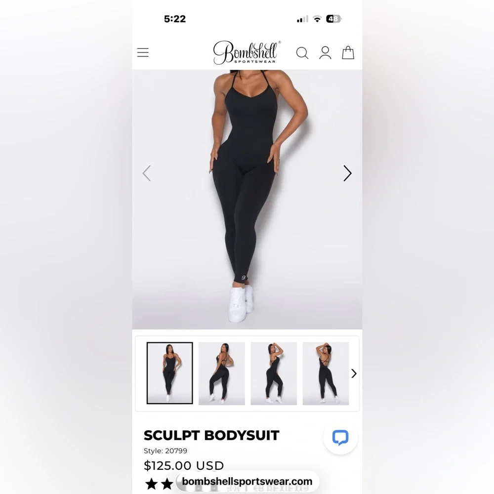 Bombshell sportswear, sculpt bodysuit maroon/purple, good condition size XS - Picture 4 of 7